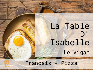 La Table D' Isabelle