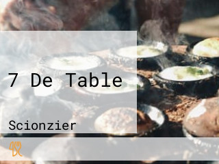 7 De Table