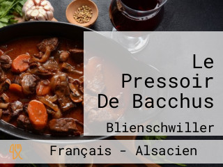 Le Pressoir De Bacchus