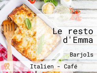 Le resto d'Emma