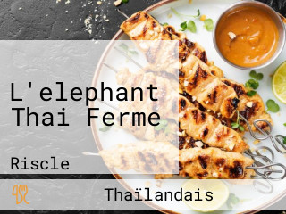 L'elephant Thai Ferme