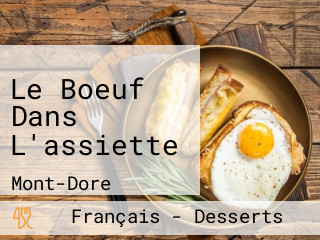 Le Boeuf Dans L'assiette