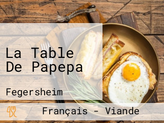 La Table De Papepa