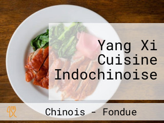 Yang Xi Cuisine Indochinoise