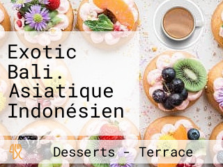 Exotic Bali. Asiatique Indonésien