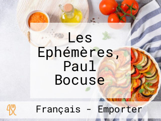 Les Ephémères, Paul Bocuse