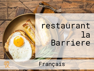 restaurant la Barriere