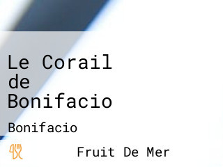 Le Corail de Bonifacio