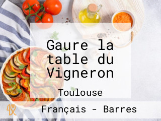 La Table du Vigneron