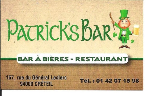Le Saint Patrick Pub Restaurant Bar à Bières